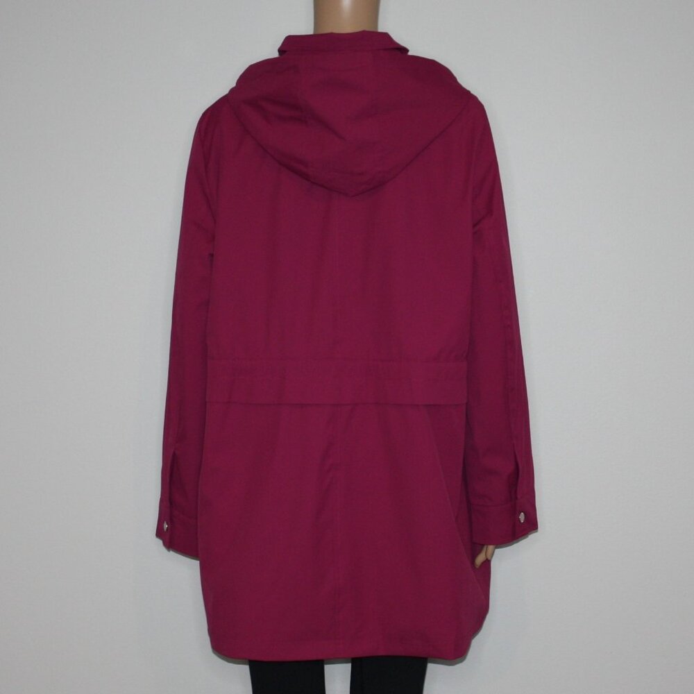 Vince Camuto Women's Pink Fuchsia Lightweight Rain Jacket in size XL NWT - Picture 5 of 12